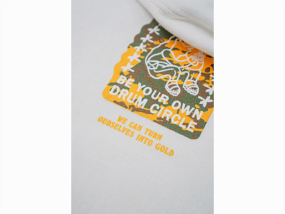 Multicam Logo Sweatshirt, Desert Rat be your own drum circle breathing culture high vibration hippy shit namaste new age surf yoga