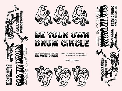 BYODC Pasteboard be your own drum circle breathing culture high vibration hippy shit namaste new age surf yoga