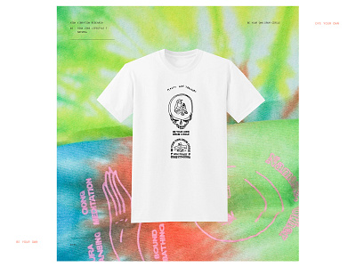 Dye Your Own Drum Circle be your own drum circle breathing culture high vibration hippy shit new age screenprint tie dye