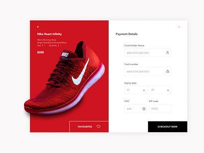 Checkuot screen for shoe brand adidas app branding checkout page clean dailyui design dribble fashion minimal nike payment shoe smartphone ui uidesign uiux ux webapp website