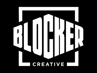 Blocker Creative Logo branding design illustrator logo logo design typography