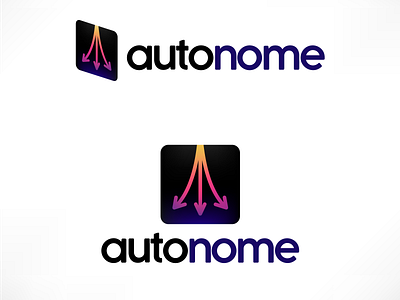 Autonome - Driverless Car Service Logo