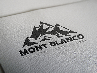 Mont Blanco - Ski Resort Logo