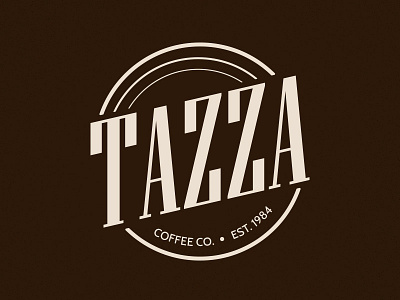 Tazza Coffee - Daily Logo #6 by Iulian Neagoe on Dribbble