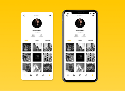 User Profile - Daily UI 006 dailyui mobile app design mobile ui typography ui ui design