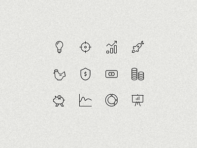 Finance Icon - Outline