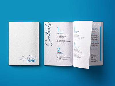 Book Mockup -"Annual Report 2019"