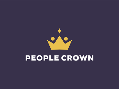 people crown branding crown crown logo people peoples