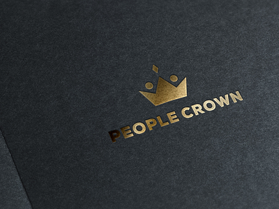 PEOPLE CROWN branding conection crown designs logo design mockup