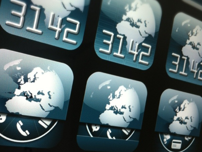 Danish Bank app icon iterations app iphone