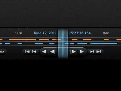 Video Timeline controls interface player timeline ui