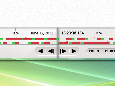 Light timeline version controls interface timeline ui