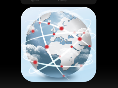 Remote Control iPad app icon app earth globe icon ipad iphone remote