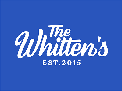 "The Whitten's" Lettering