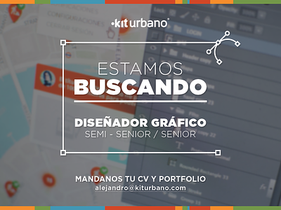 Estamos buscando Diseñador Gráfico búsqueda curriculum designer graphic kit urbano portfolio