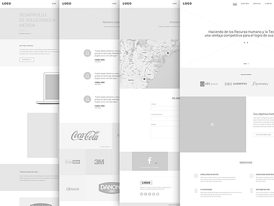 Site Wireframes