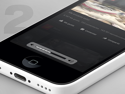 Volumen iPhone iOS 9 app control indicator interfaz ios iphone sound timbre ui ux volume