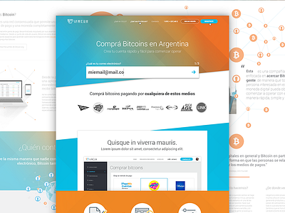 Landing Page Bitcoin Exchange