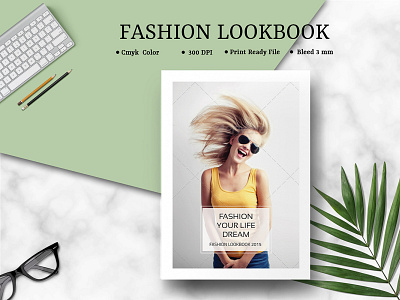 Fashion Lookbook Brochure creative indesign file