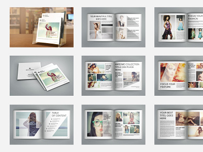 Photography Magazine Template creative