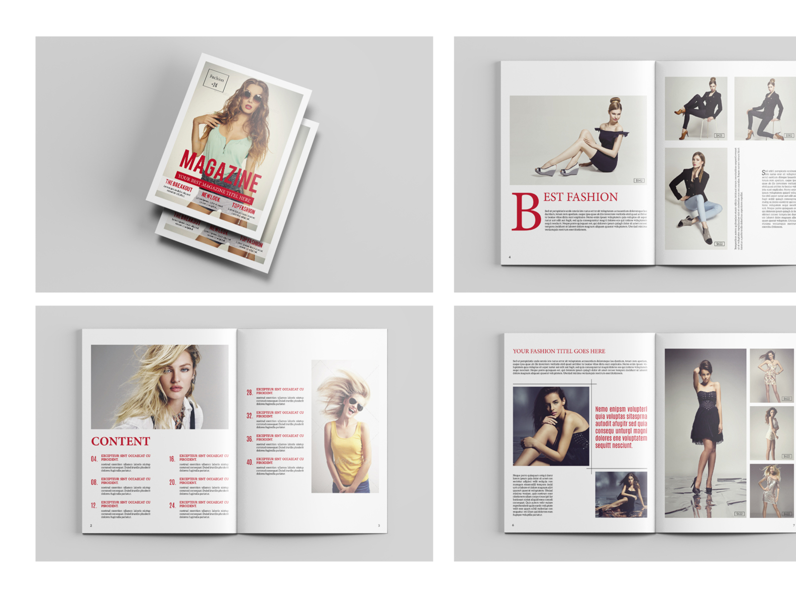 Fashion Photography Magazine by Md Nasir Uddin on Dribbble