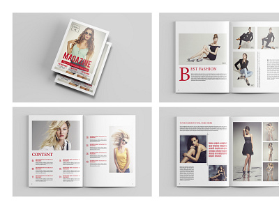 Fashion Photography Magazine digital magazine lookbook template magazine template photography magazine