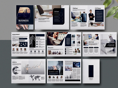 Business Brochure Template 16 page brochure 2020 printable indd