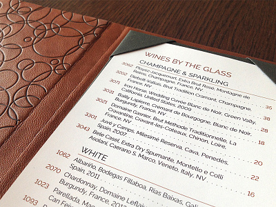 Volvér – Wine Menu branding menu menu design philadelphia print sedso sedso design typography volver volver philly