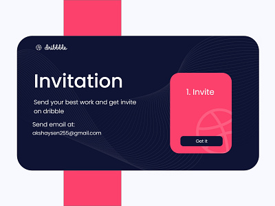 Invitation amazing community design designer dribbble invite dribble illustrator people product ui ux xd