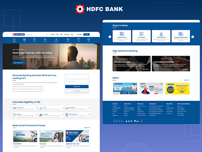 HDFC Bank bank bank app banking brand design hdfc inspiration product design redesign ui uiux ux xd