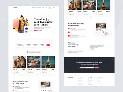 Travel Agency Landing Page