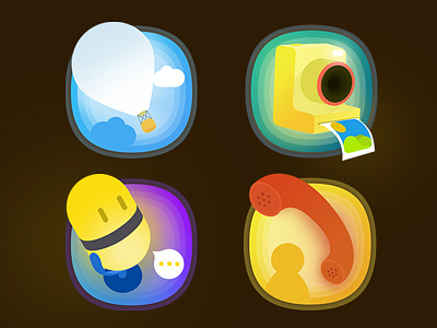 Four ICONS icons