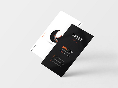 Reset Capital Corporate Identity brand design brand identity branding business card design graphic design identity illustration logo