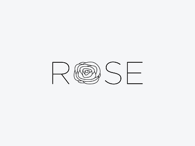 Rose art brand branding icon logo logo design logodesign logotype mark minimal monogram symbol wordmark