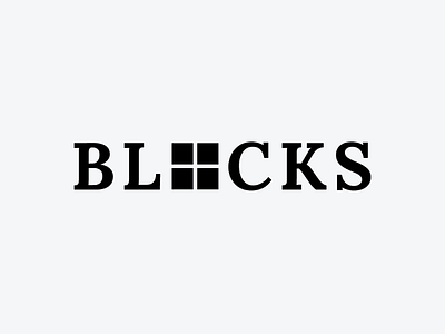 Blocks art brand branding icon logo logo design logodesign logotype mark minimal monogram symbol wordmark