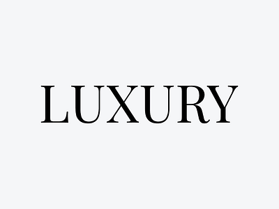 Luxury