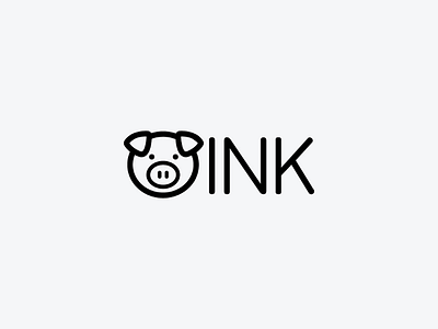 Oink art brand branding icon logo logo design logodesign logotype mark minimal monogram symbol wordmark