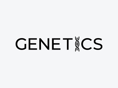 Genetics art brand branding icon logo logo design logodesign logotype mark minimal monogram symbol wordmark