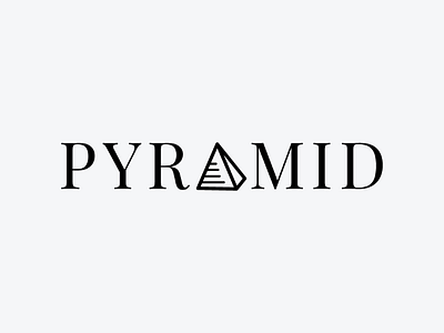 Pyramid art brand branding icon logo logo design logodesign logotype mark minimal monogram symbol wordmark