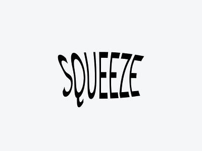 Squeeze art brand branding icon logo logo design logodesign logotype mark minimal monogram symbol wordmark