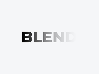 Blend art brand branding icon logo logo design logodesign logotype mark minimal monogram symbol wordmark