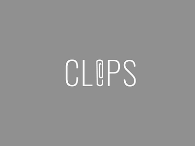 Clips art brand branding clips icon logo logo design logodesign logotype mark minimal monogram office stationery symbol wordmark work