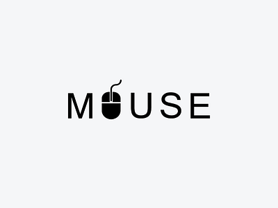Mouse art brand branding computer desk icon logo logo design logodesign logotype mark minimal monogram mouse productivity symbol wordmark work