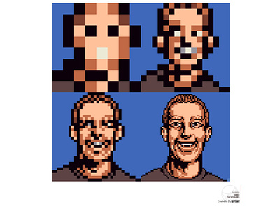 NeoPop Mark Zuckerberg 80s 90s design graphic design illustration logo nft photoshop pixel ui