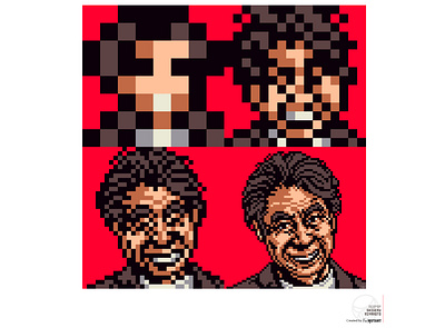 NeoPop Shigeru Miyamoto 80s 90s design graphic design illustration logo nft photoshop pixel ui