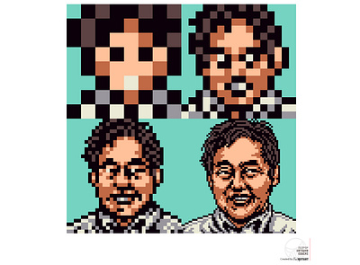 NeoPop Katsuya Eguchi 80s 90s design graphic design illustration logo nft photoshop pixel ui