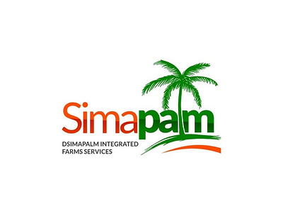 Sima Palms logo branding design logo