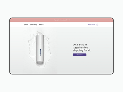 Online cosmetic store branding catalogue cosmetic design figma like logo minimalism onlinestore skincare style top ui ux