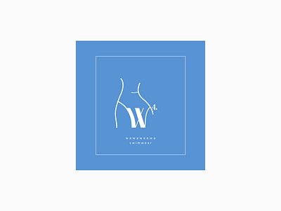 LOGO for "Wawaweewa swimwear" brand design branding design figma identity design logo logo design minimalism style swimwear top