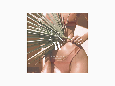 LOGO for Wawaweewa swimwear branding design figma identity design logo logodesign style summer swimsuit swimwear top